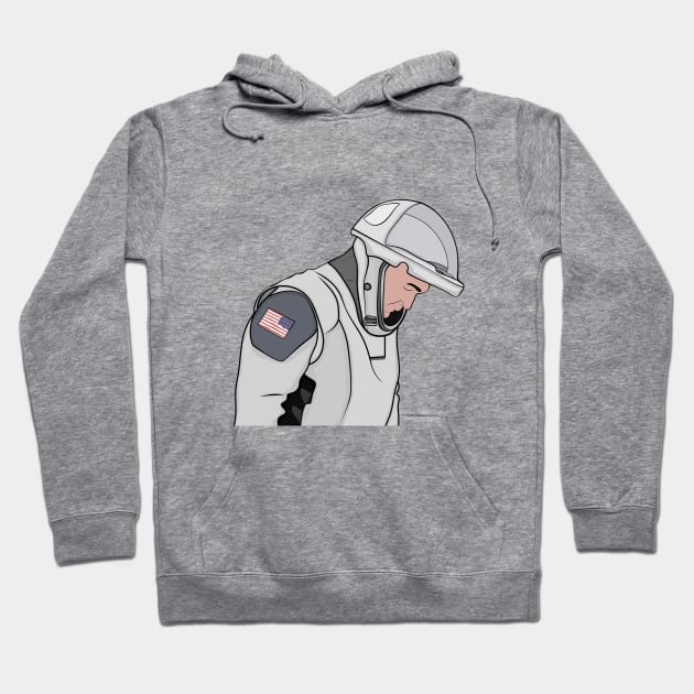 Astronaut SpaceX Hoodie by Sqpine